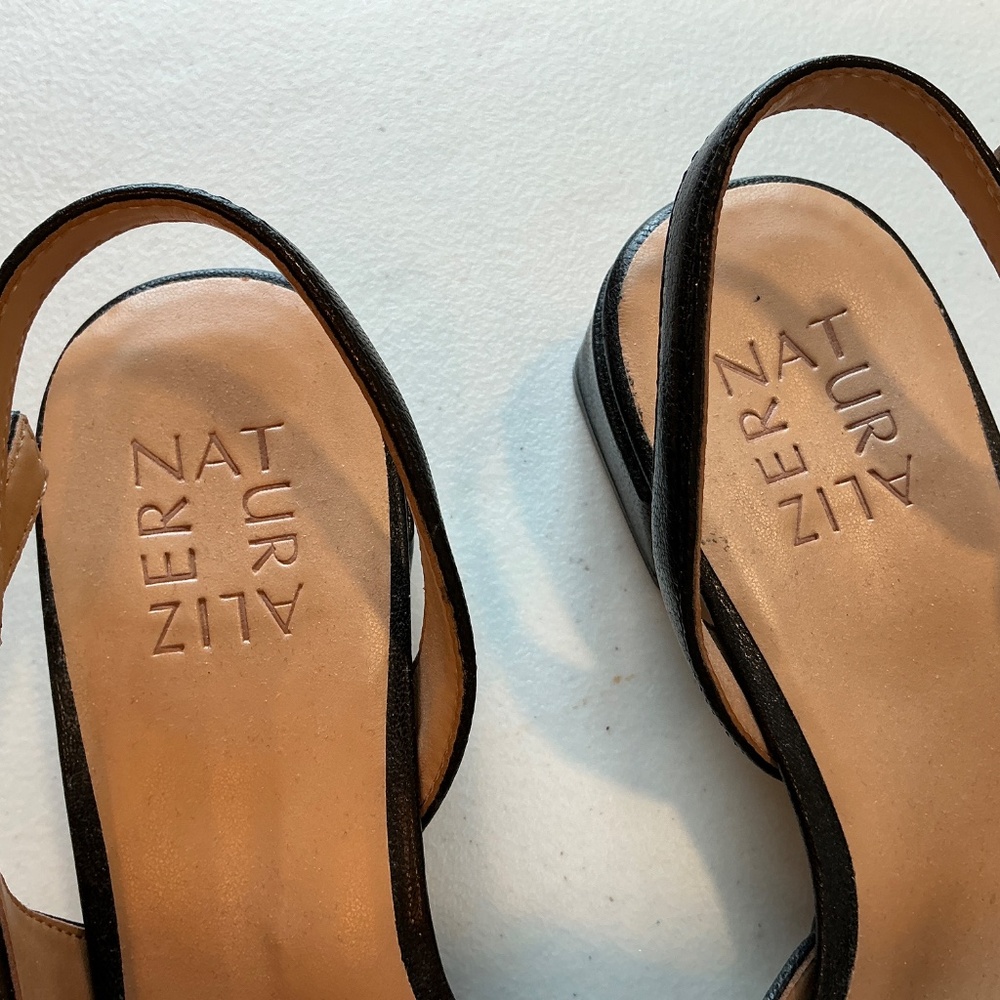 Naturalizer Black Slingback Heels - Picture 11 of 12